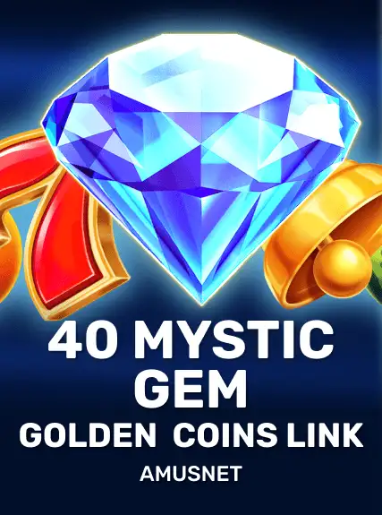 40 Mystic Gem Golden Coins Link game tile