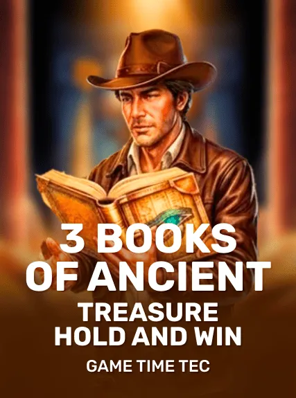 3 Books of Ancient Treasure (Hold and Win) game tile